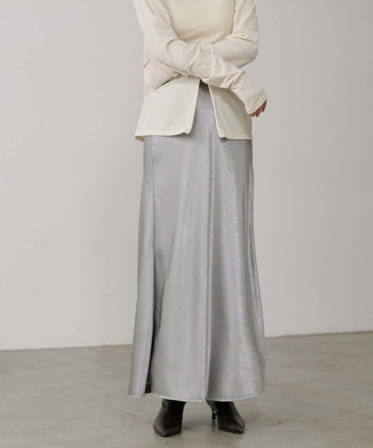 垂感修身半身裙