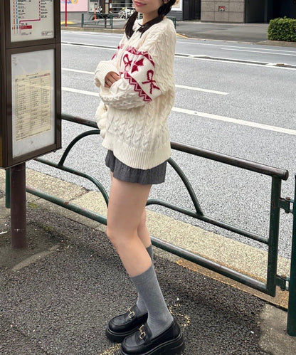 【HolidayCollection】考究風針織套頭衫