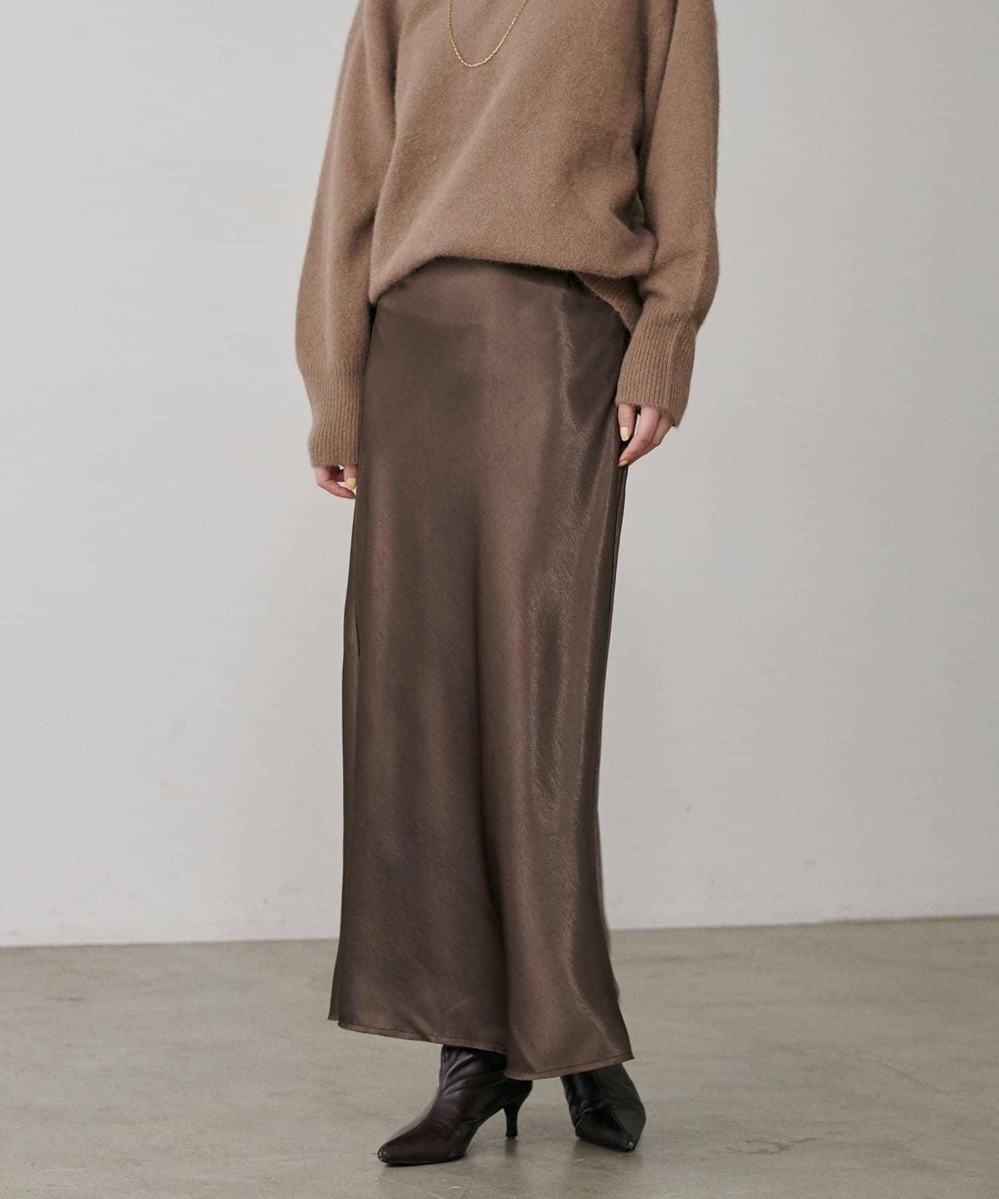 垂感修身半身裙