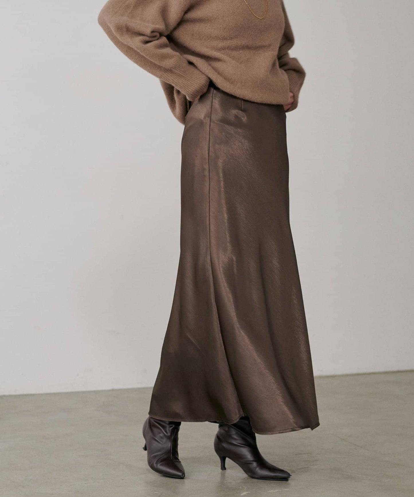 垂感修身半身裙