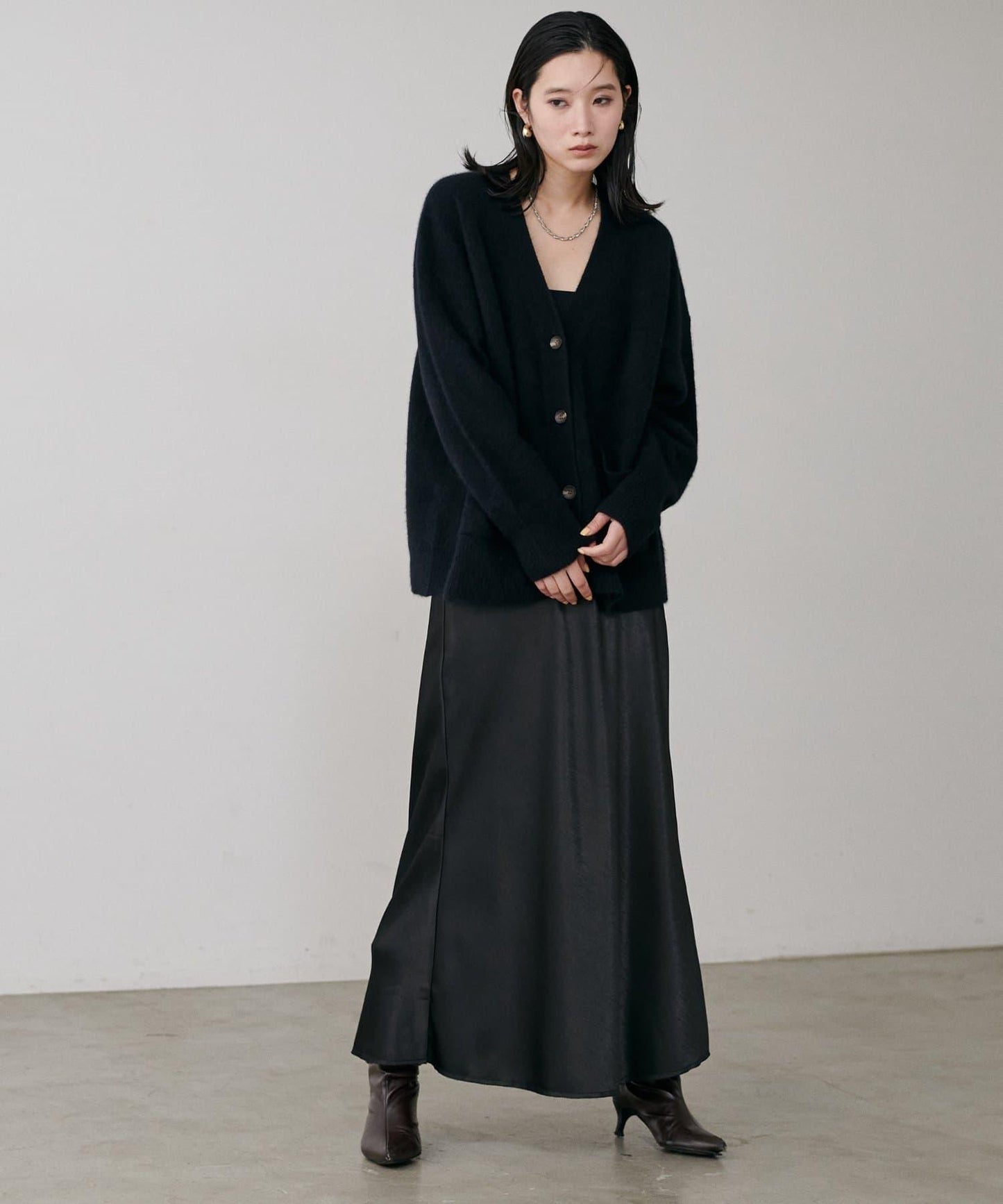 垂感修身半身裙