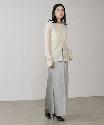 垂感修身半身裙