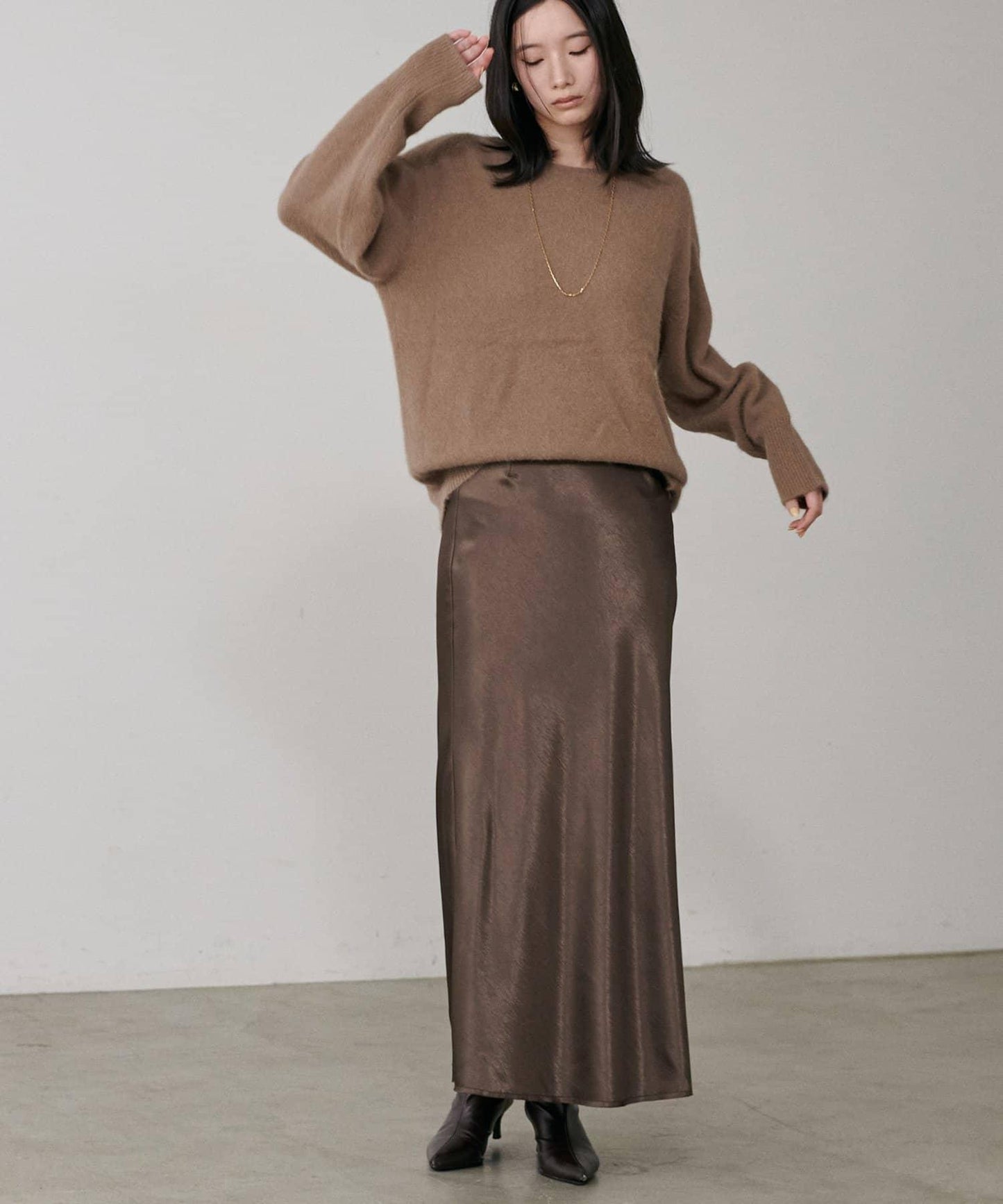 垂感修身半身裙