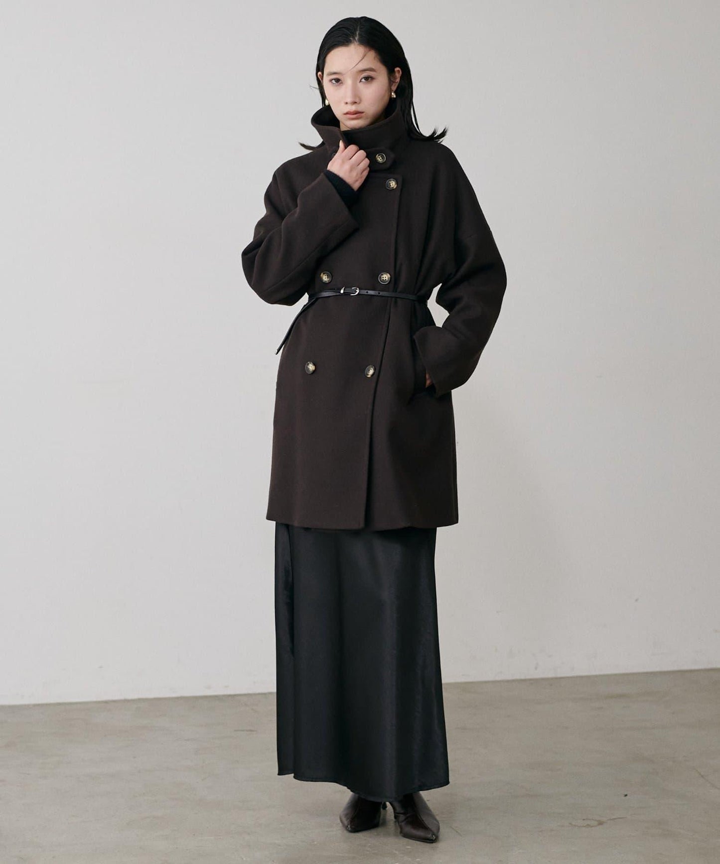 垂感修身半身裙