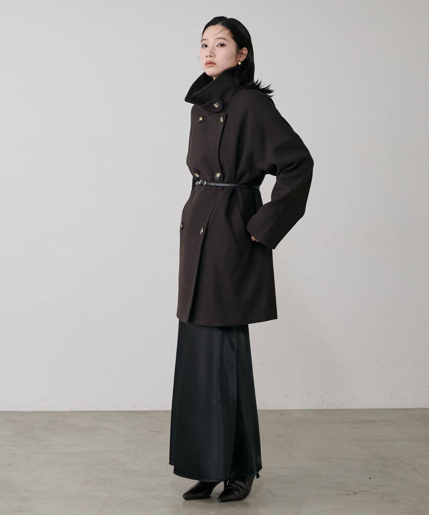 垂感修身半身裙