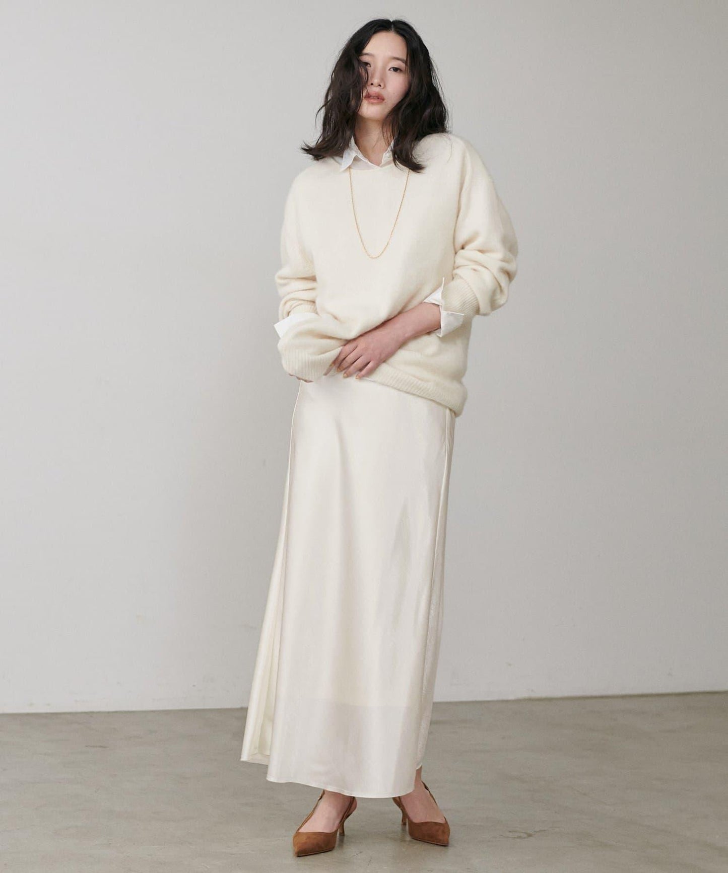 垂感修身半身裙