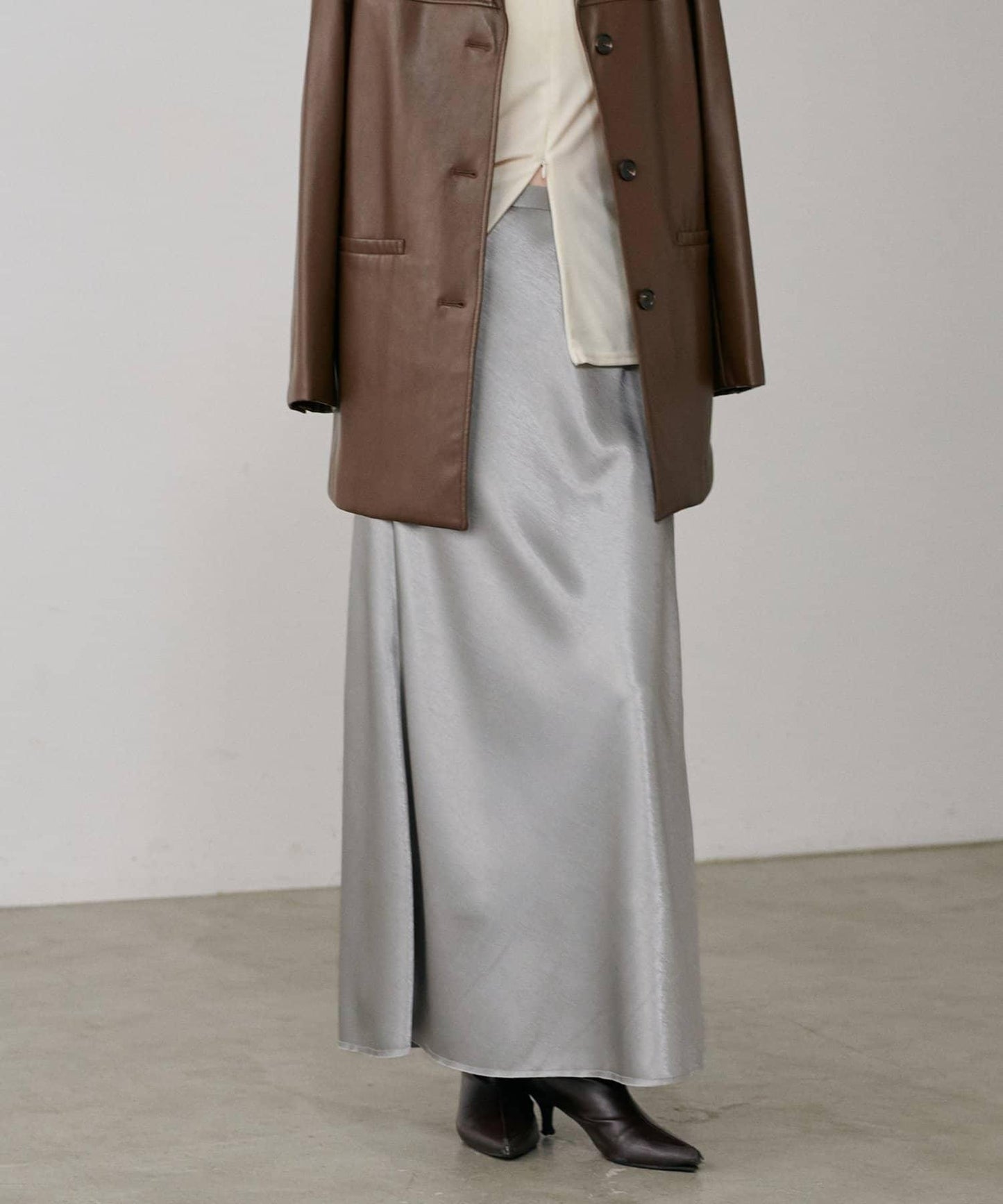 垂感修身半身裙