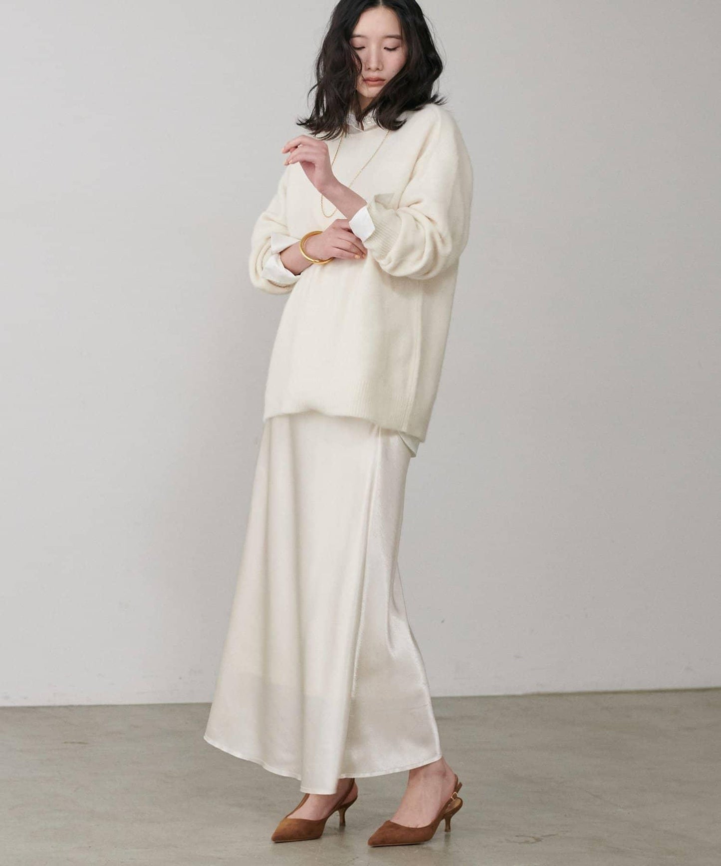 垂感修身半身裙