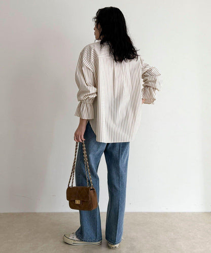 荷葉邊設計襯衫