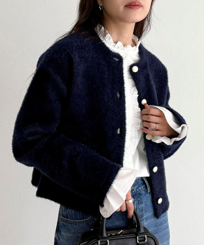 荷葉邊設計襯衫