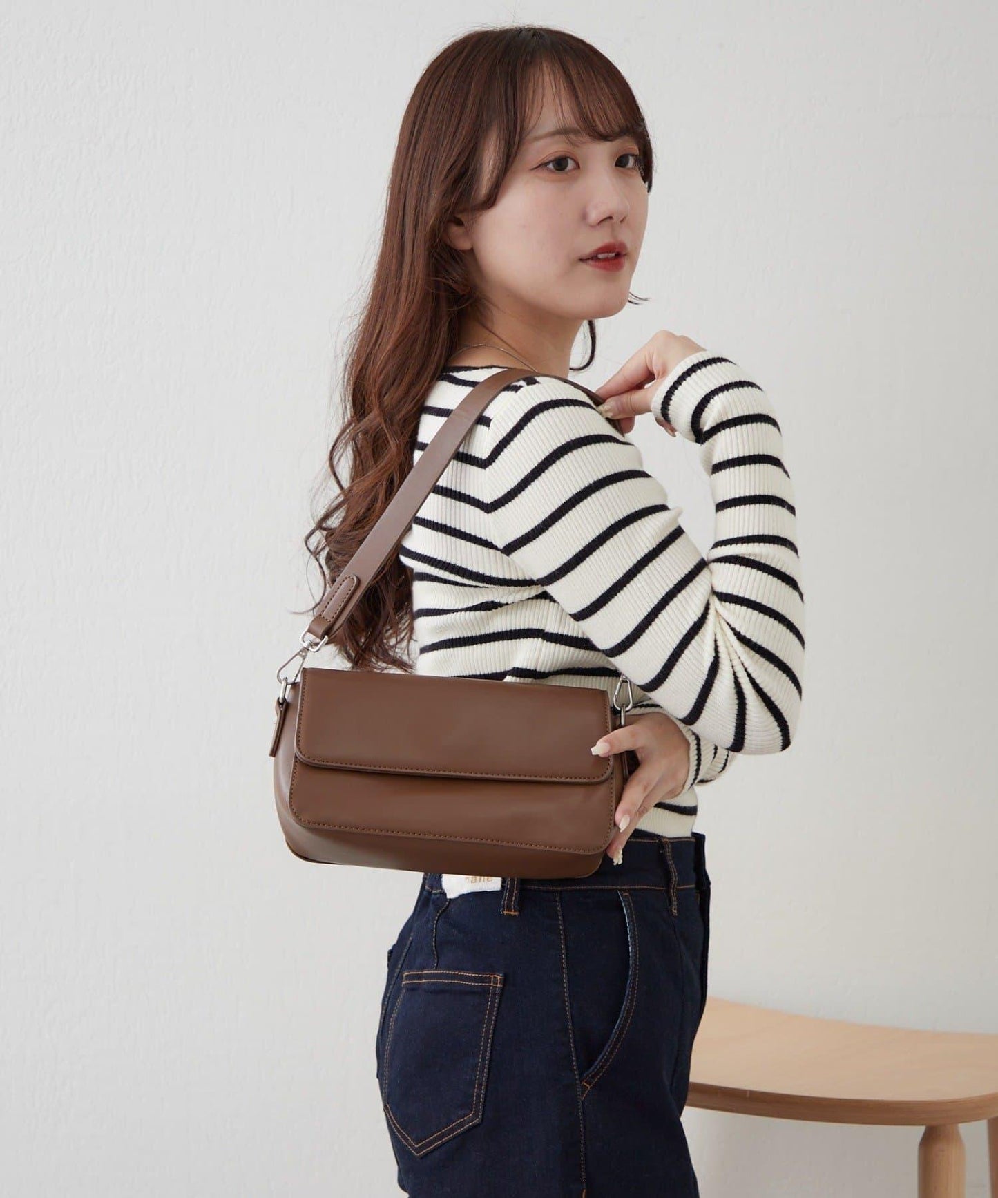 鑰匙領開衫風格羅紋套頭衫