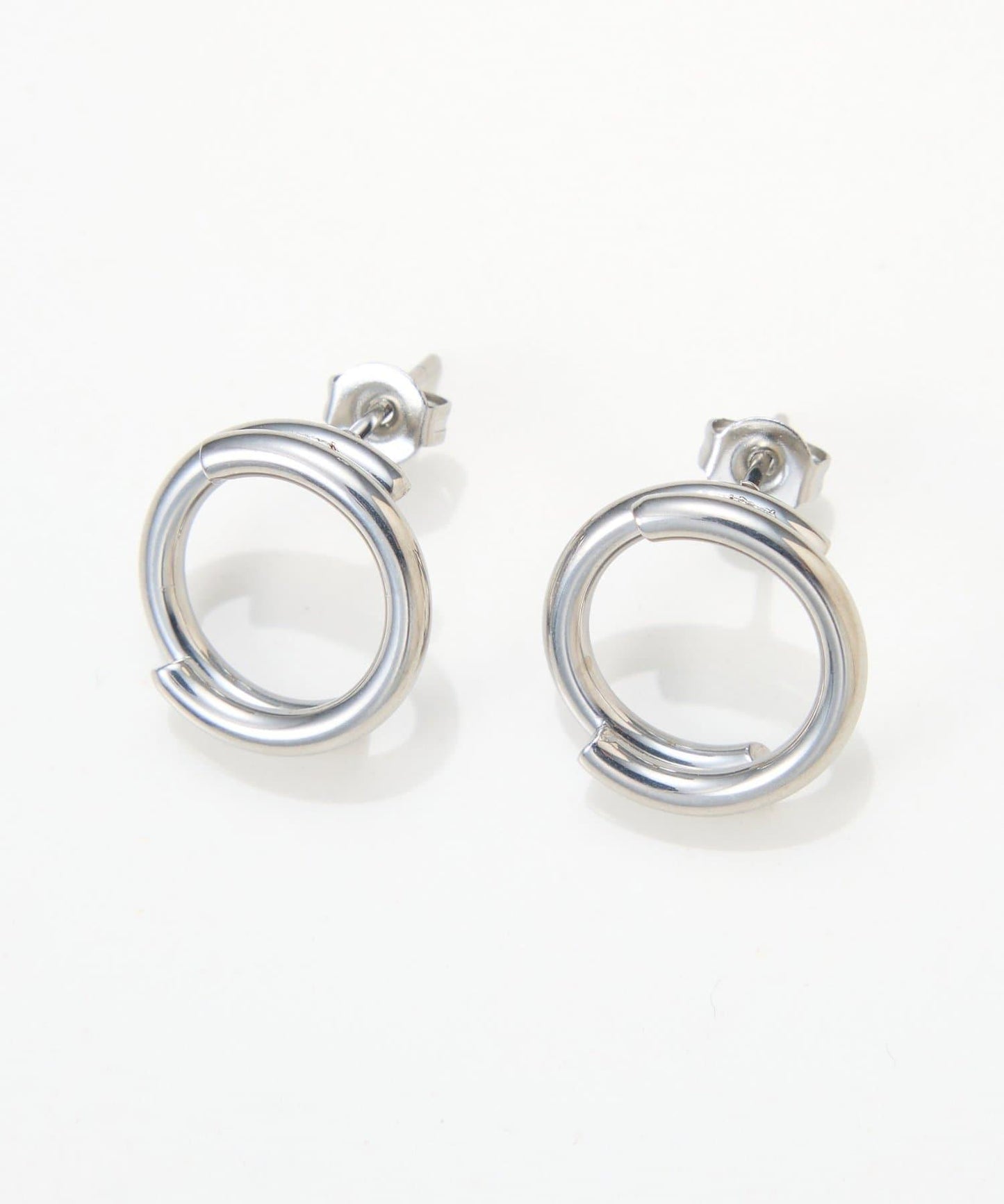 【PAPILLONNER/パピヨネ】圓環耳環/禮服用