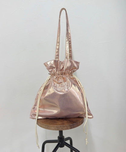 亮面外袋刺繡托特包