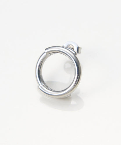 【PAPILLONNER/パピヨネ】圓環耳環/禮服用