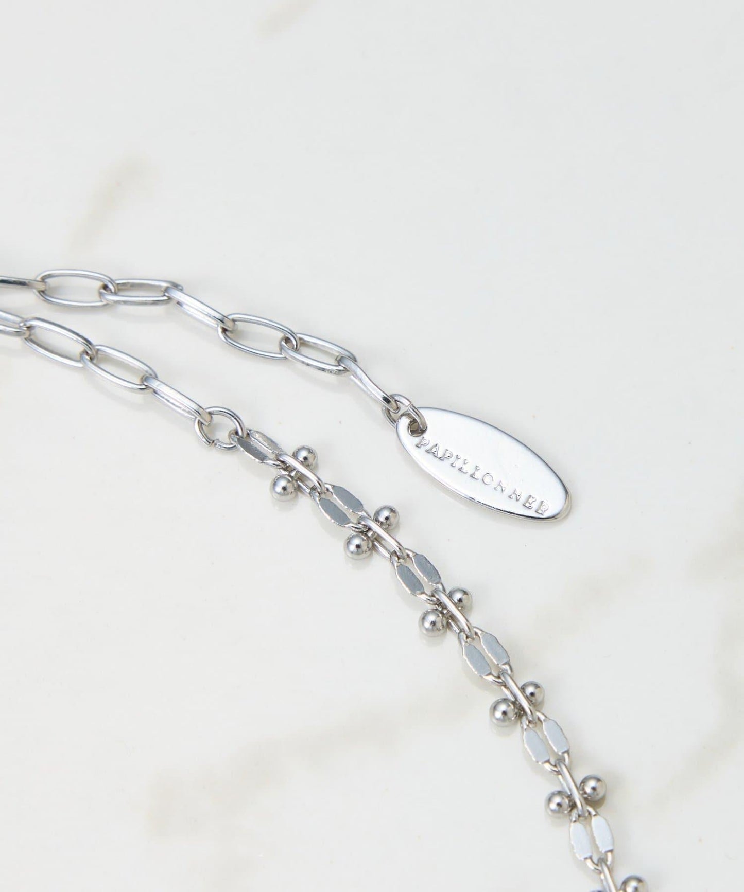【PAPILLONNER/パピヨネ】裝飾鏈條項鍊