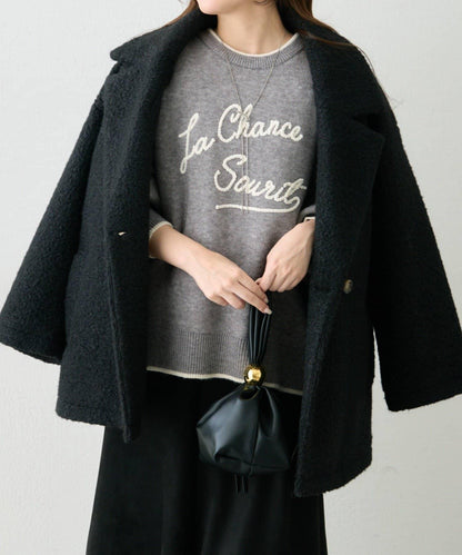 【NAO】繡花字母標誌套頭衫