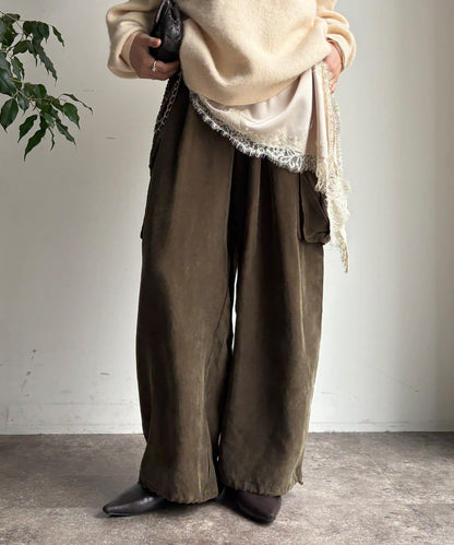 醋酸纖維工裝褲