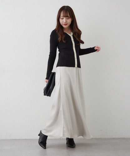 鑰匙領開衫風格羅紋套頭衫