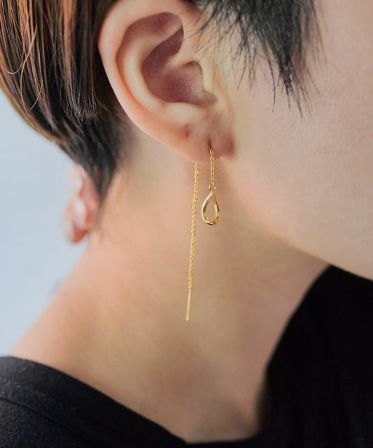2WAY水滴長款耳環
