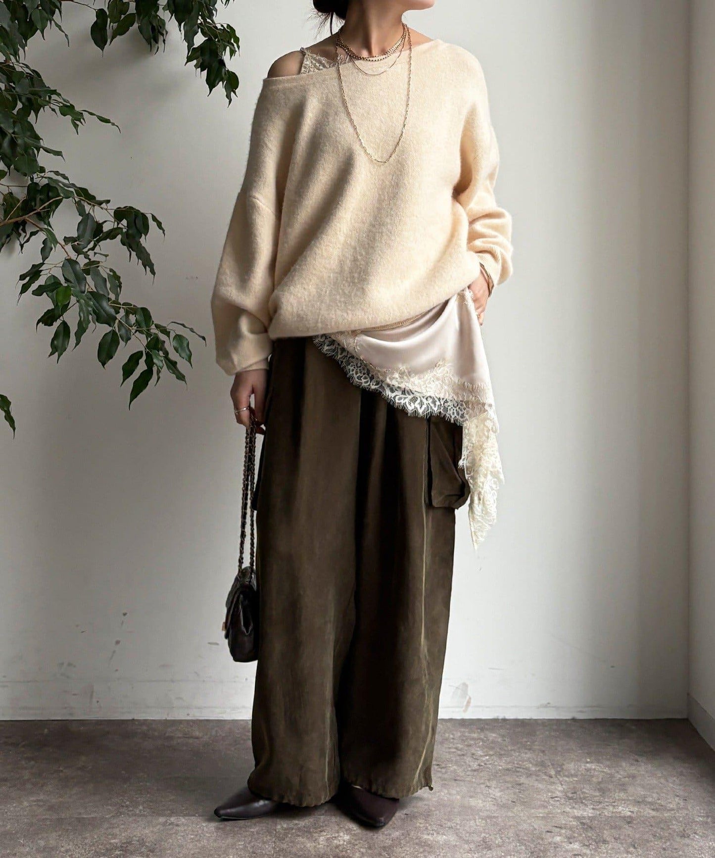 醋酸纖維工裝褲