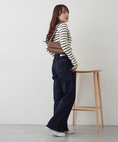 鑰匙領開衫風格羅紋套頭衫