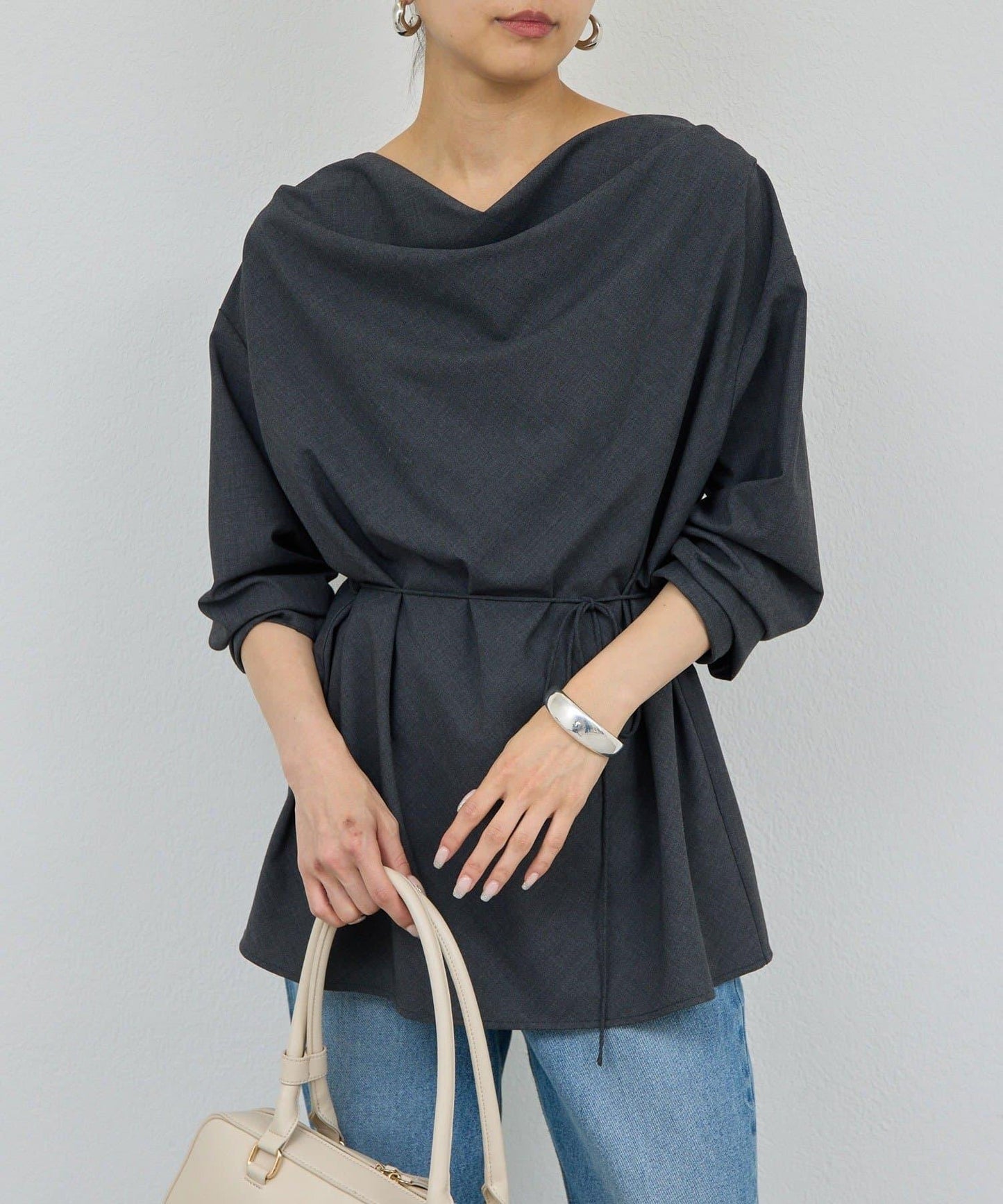 【近期開始】【可搭配套裝】【兩穿】褶皺襯衫