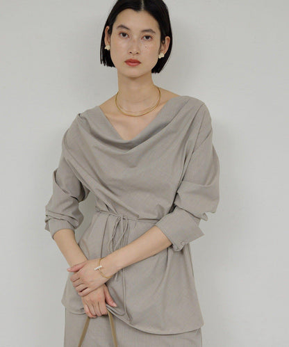 【近期開始】【可搭配套裝】【兩穿】褶皺襯衫