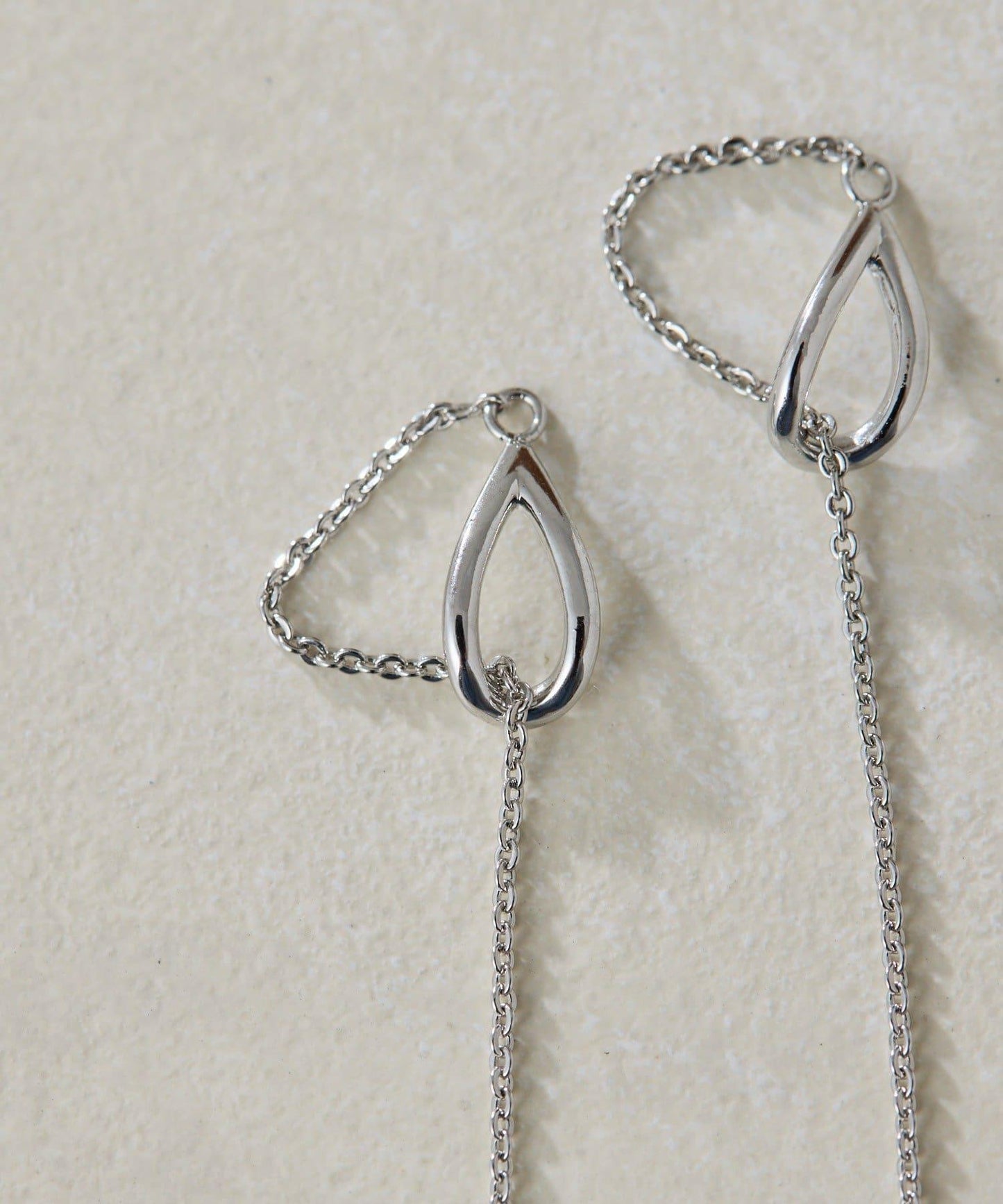 2WAY水滴長款耳環