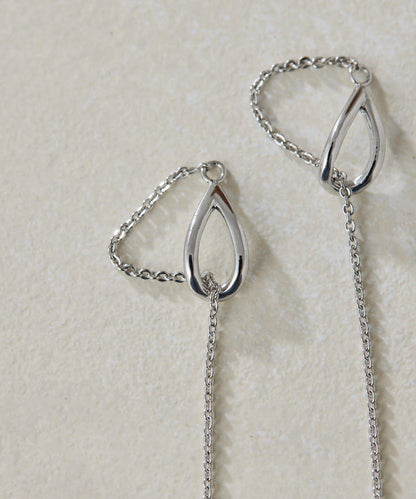 2WAY水滴長款耳環