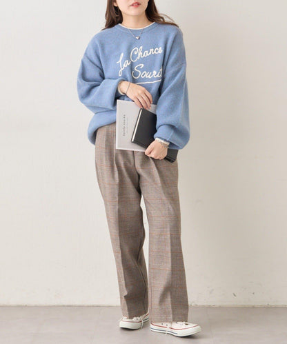 【NAO】繡花字母標誌套頭衫