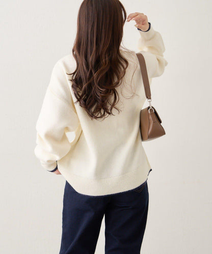 【NAO】繡花字母標誌套頭衫