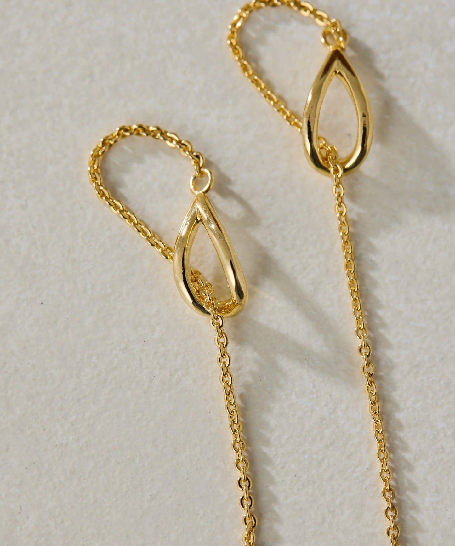 2WAY水滴長款耳環