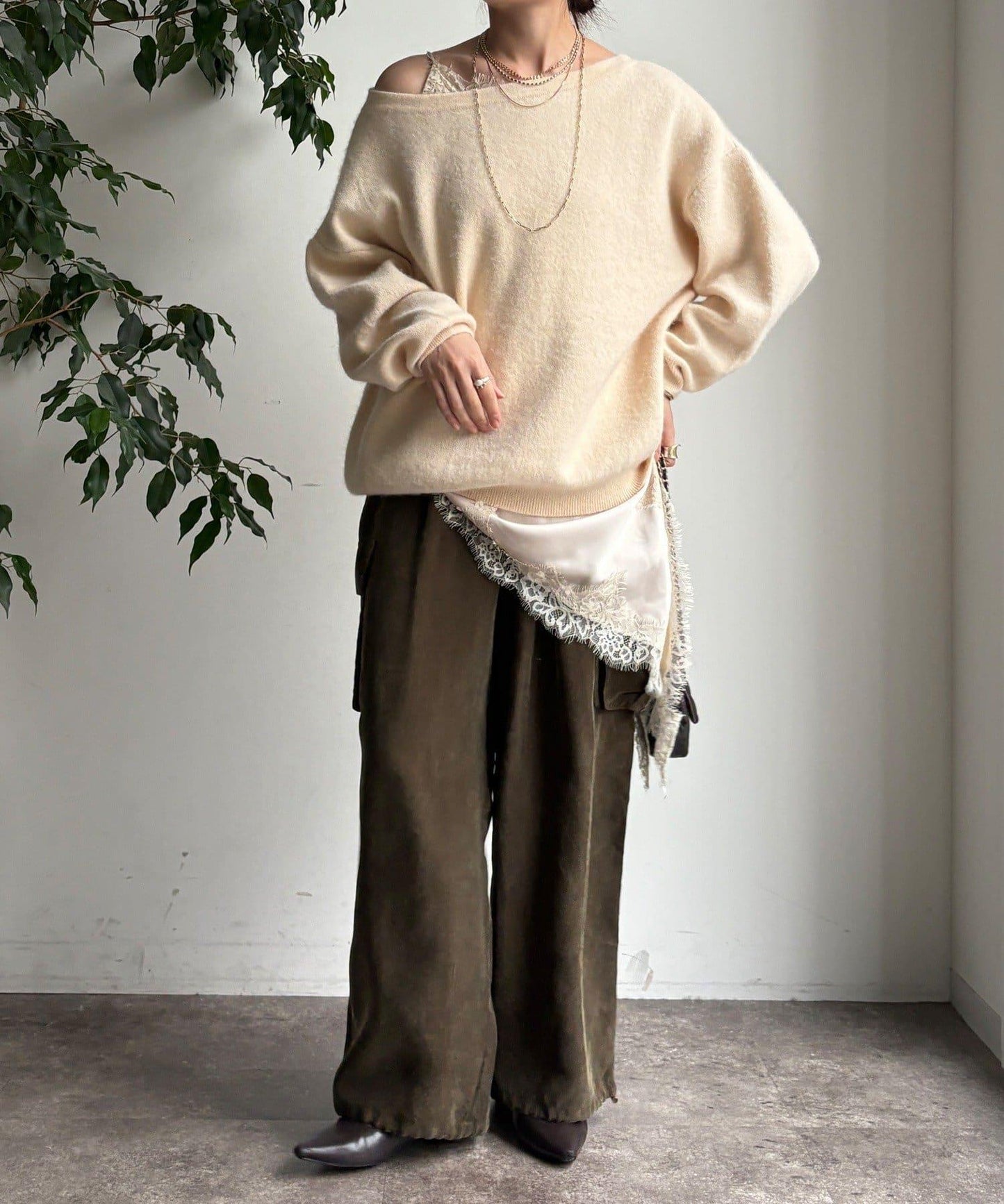 醋酸纖維工裝褲