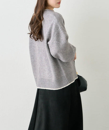 【NAO】繡花字母標誌套頭衫