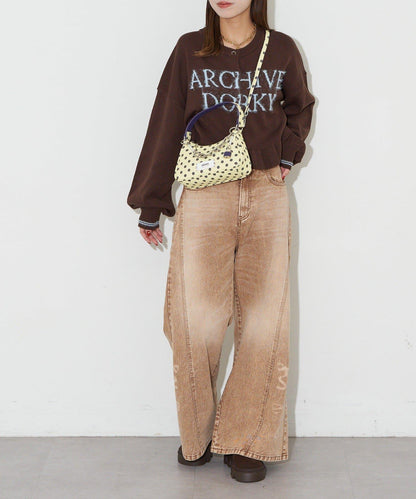 【GRAIN/グレイン】帶吊墜波點兩用手提包