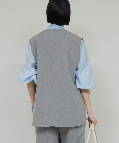 【近期開始】【百搭款】【可搭配套裝】翻領馬甲