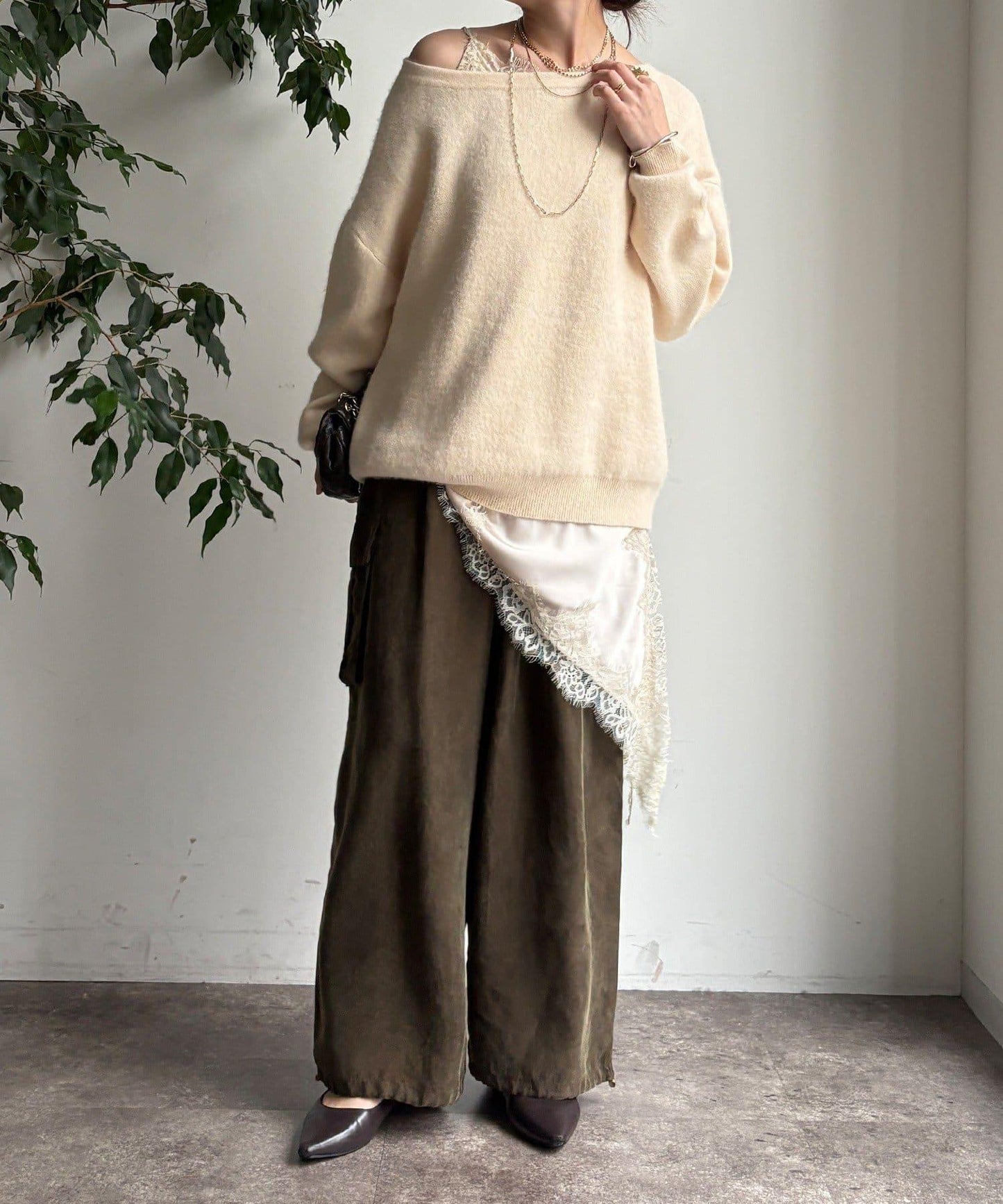 醋酸纖維工裝褲