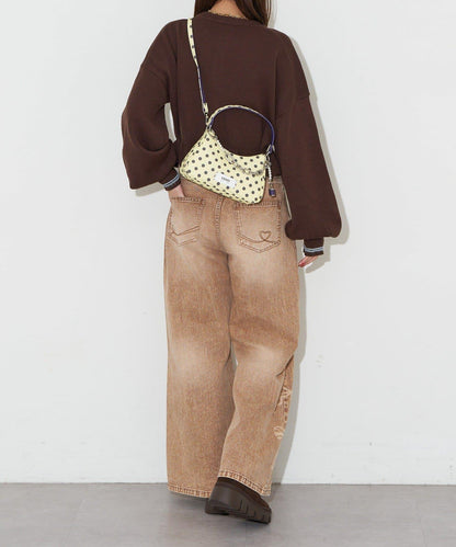 【GRAIN/グレイン】帶吊墜波點兩用手提包