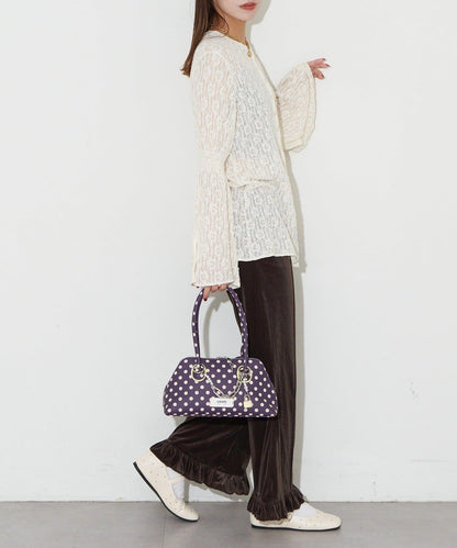 【GRAIN/グレイン】帶吊墜波點托特包
