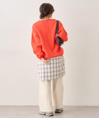 【NAO】繡花字母標誌套頭衫