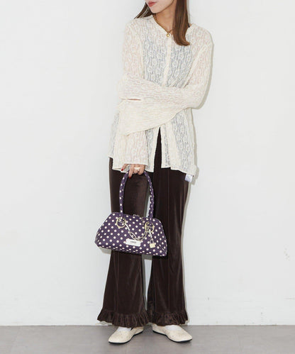 【GRAIN/グレイン】帶吊墜波點托特包