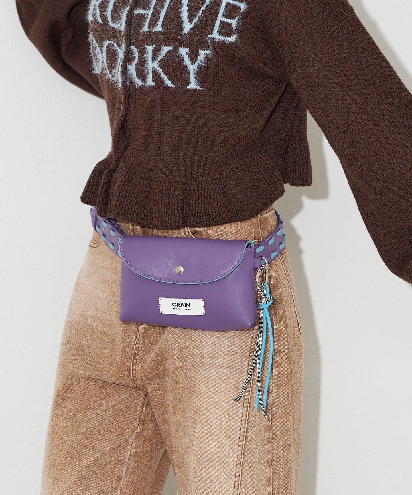 【GRAIN/グレイン】翻蓋腰包