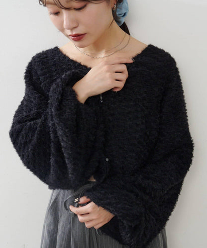 仿毛皮開衫