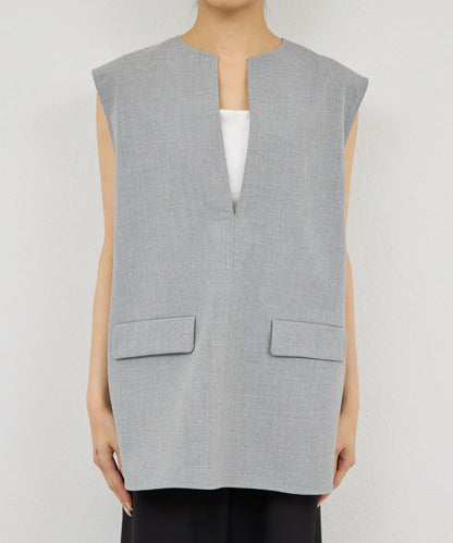 【近期開始】【百搭款】【可搭配套裝】翻領馬甲