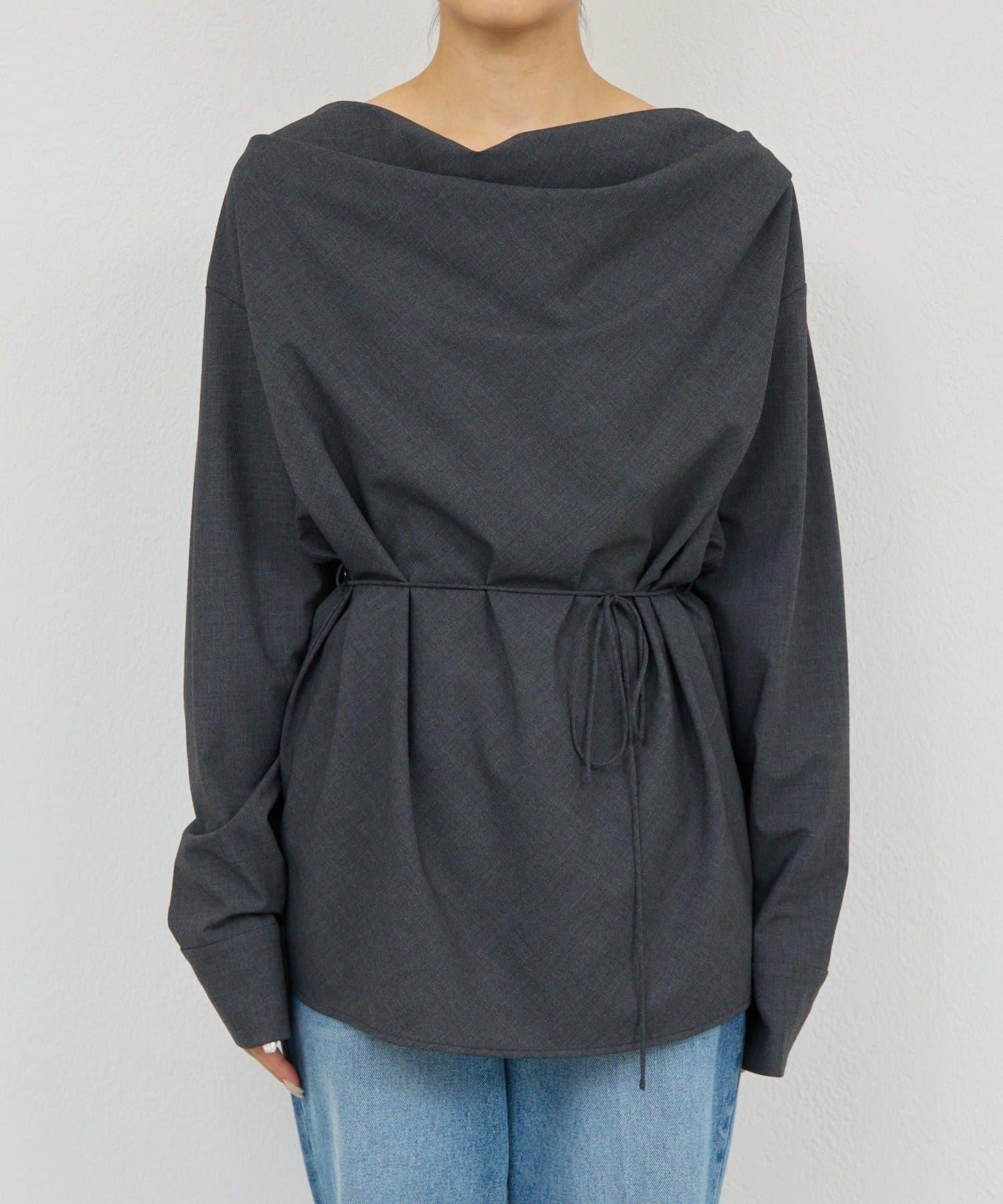 【近期開始】【可搭配套裝】【兩穿】褶皺襯衫