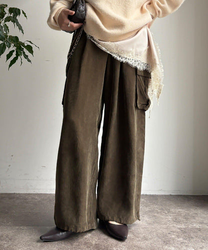 醋酸纖維工裝褲