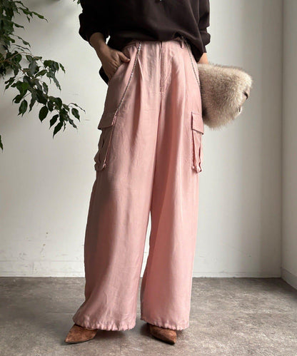 醋酸纖維工裝褲