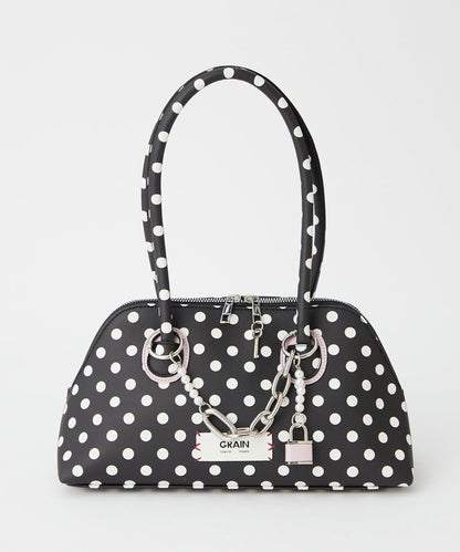 【GRAIN/グレイン】帶吊墜波點托特包