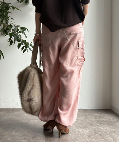 醋酸纖維工裝褲