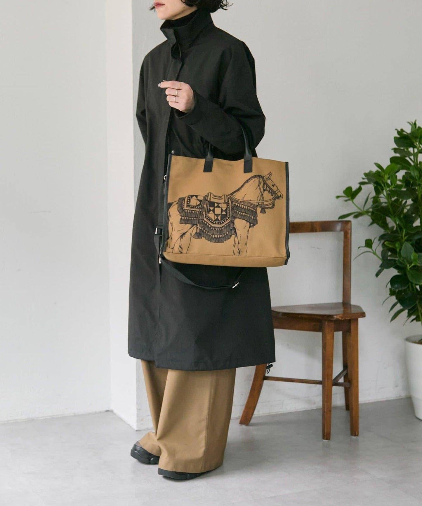 sampo×ear馬頭托特包《支持A4尺寸》